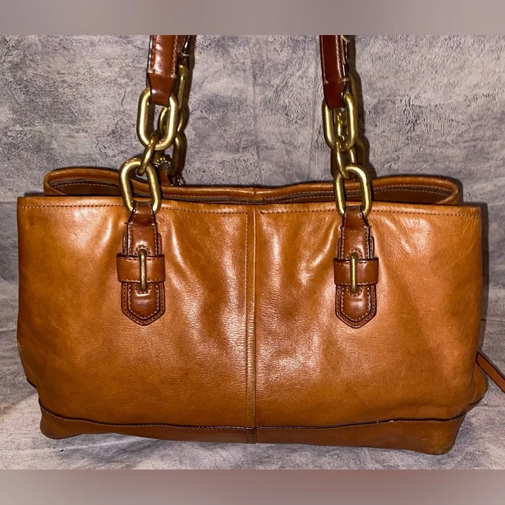 Vintage Coach Carryall Chelsea Jayden 17811 Shoulder Bag Tote Leather Y2K 2000s - Picture 2 of 10